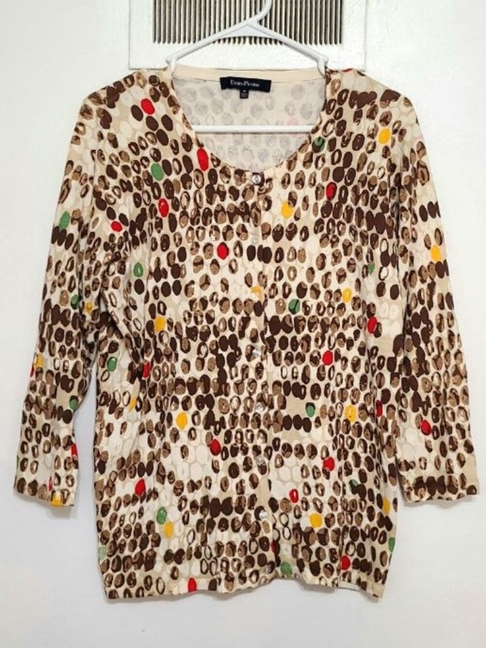 SilkβBlend ButtonβFront 3/4 Sleeve